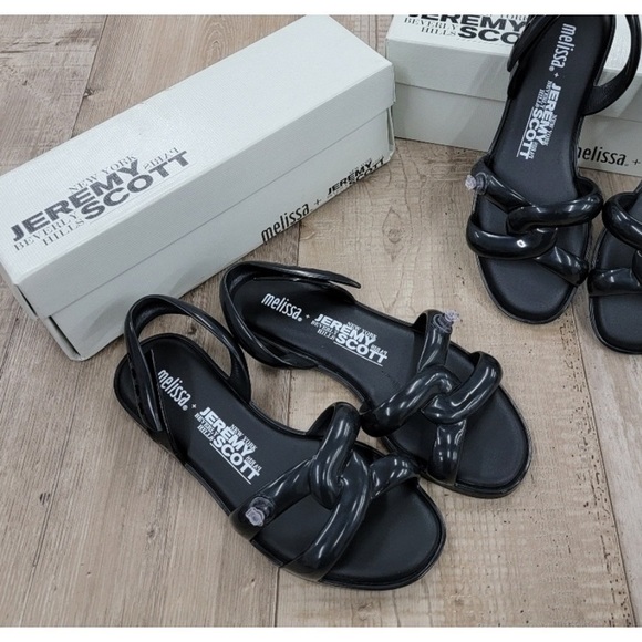 MELISSA x JEREMY SCOTT SLINGBACK TUBE SANDALS - Picture 3 of 4